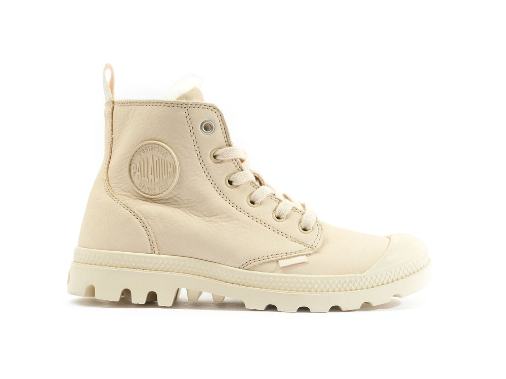 Botas De Invierno Palladium PAMPA HI ZIP WL Mujer Sahara | Costa Rica-72491